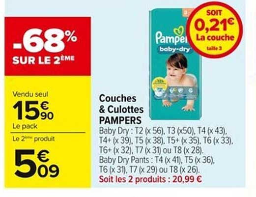 Couches & Culottes PAMPERS