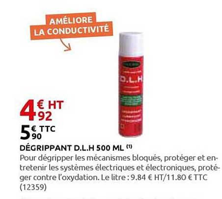 DÉGRIPPANT D.L.H 500 ML