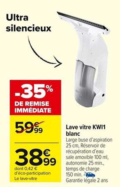 Lave vitre KWI1 blanc