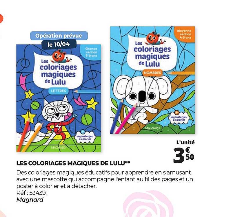 LES COLORIAGES MAGIQUES DE LULU**