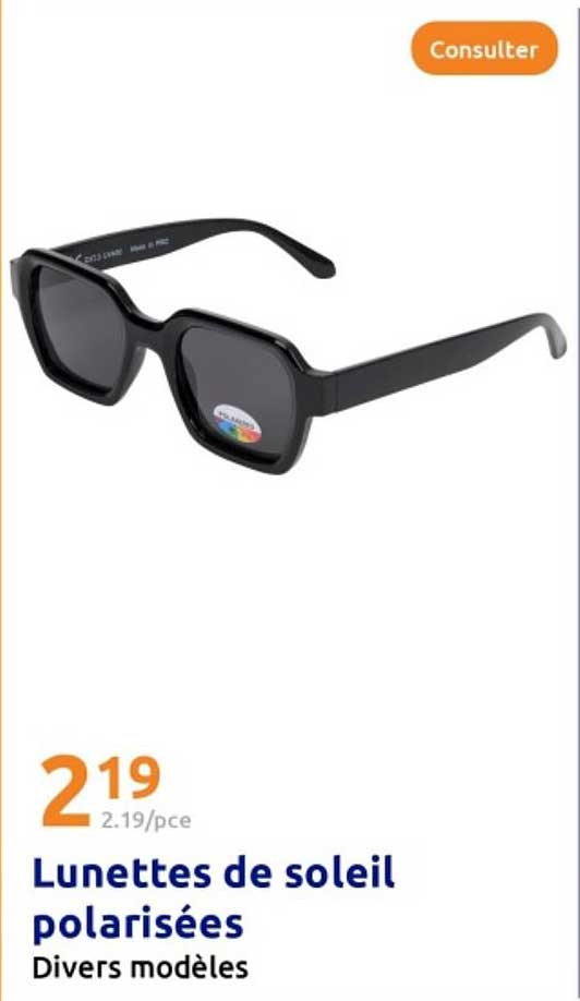 Lunettes de soleil polarisées