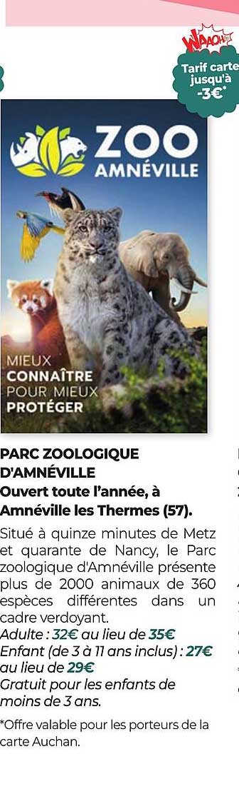 PARC ZOOLOGIQUE D'AMNÉVILLE