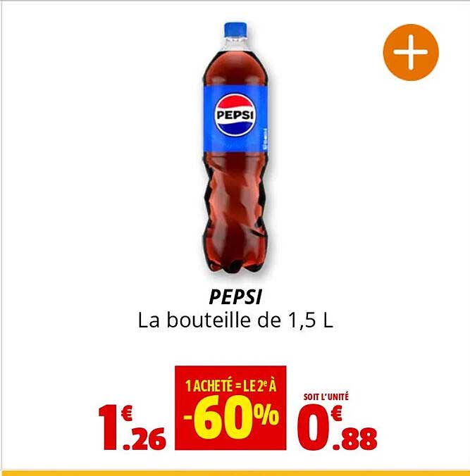 PEPSI - La bouteille de 1,5 L