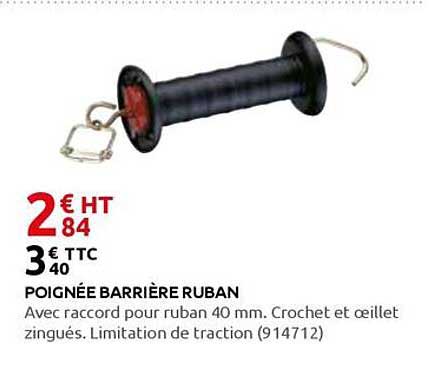POIGNÉE BARrière RUBAN