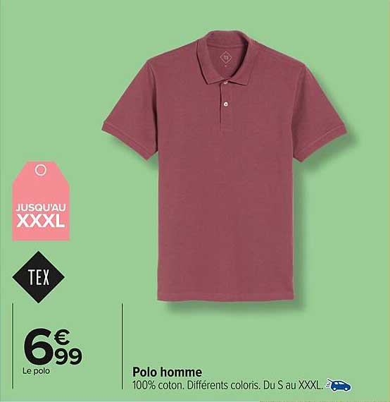 Polo homme