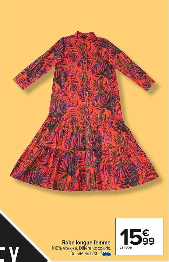 Robe longue femme