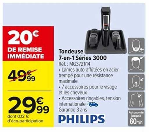 Tondeuse 7-en-1 Séries 3000