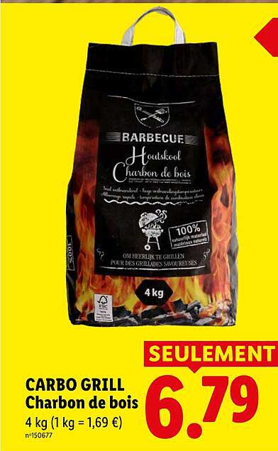 Prix Charbon De Bois Lidl