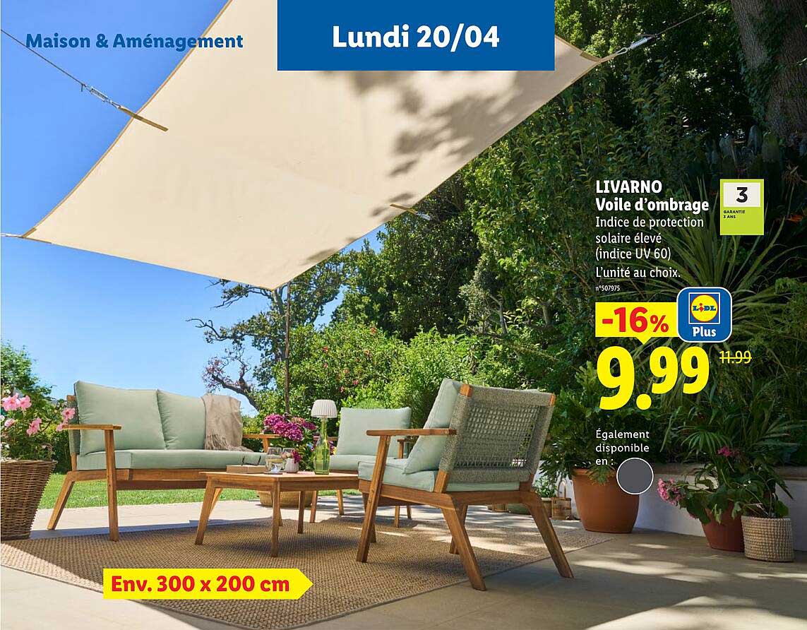 Voile Dombrage Lidlnull