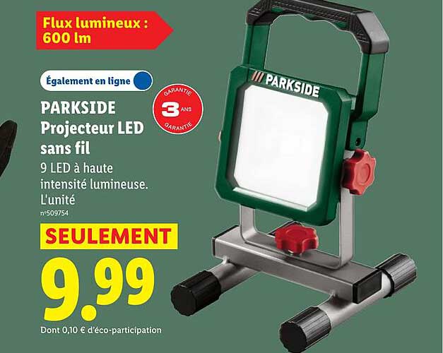 Lidl Projecteur Led