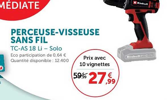 PERCEUSE-VISSEUSE SANS FIL TC-AS 18 Li – Solo