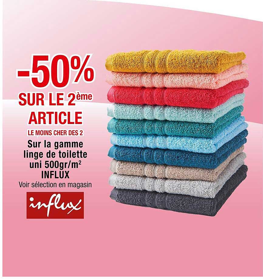 -50% SUR LE 2ème ARTICLE