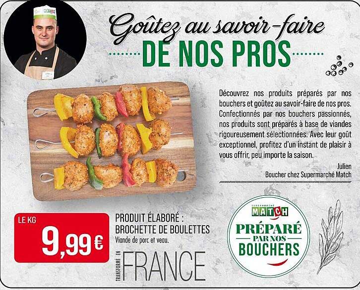 Brochette de Boulettes