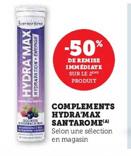 COMPLÉMENTS HYDRA'MAX SANTAROME
