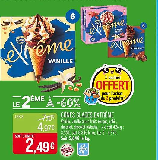 Cônes Glacés Extrême