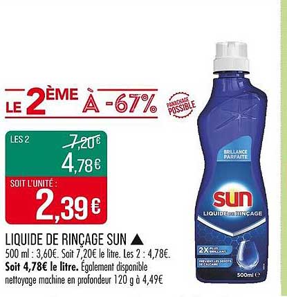 LIQUIDE DE RINCAGE SUN