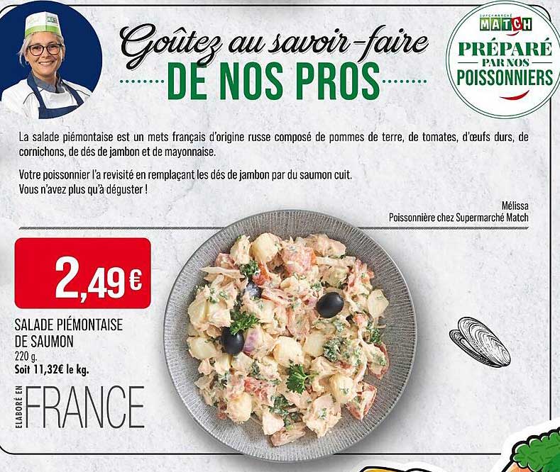 Salade piémontaise de saumon