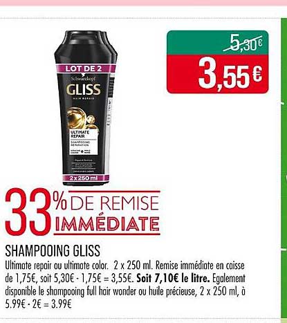 SHAMPOOING GLISS