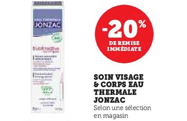 SOIN VISAGE & CORPS EAU THERMALE JONZAC