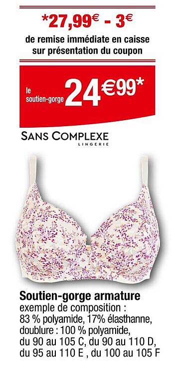Soutien-gorge armature - Sans Complexe