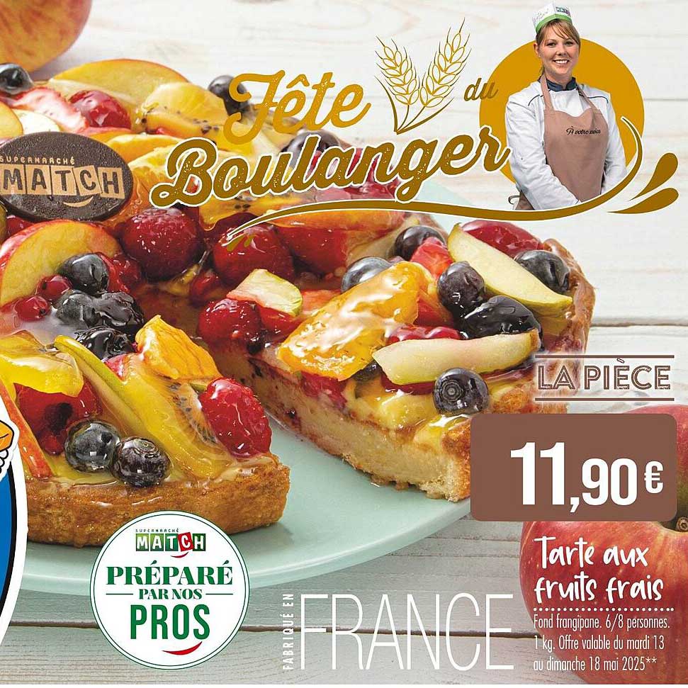 Tarte aux fruits frais