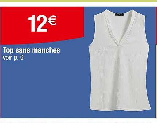 Top sans manches