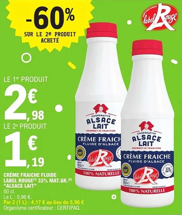 -60% SUR LE 2e PRODUIT ACHETÉ