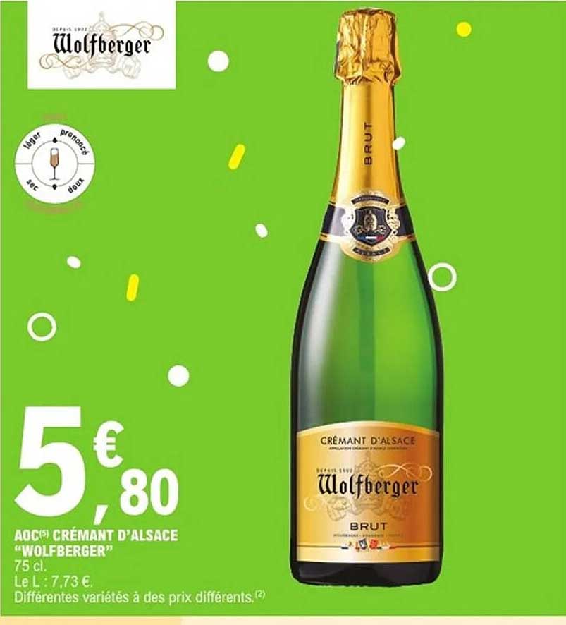 AOC® Crémant d'Alsace "Wolfberger"