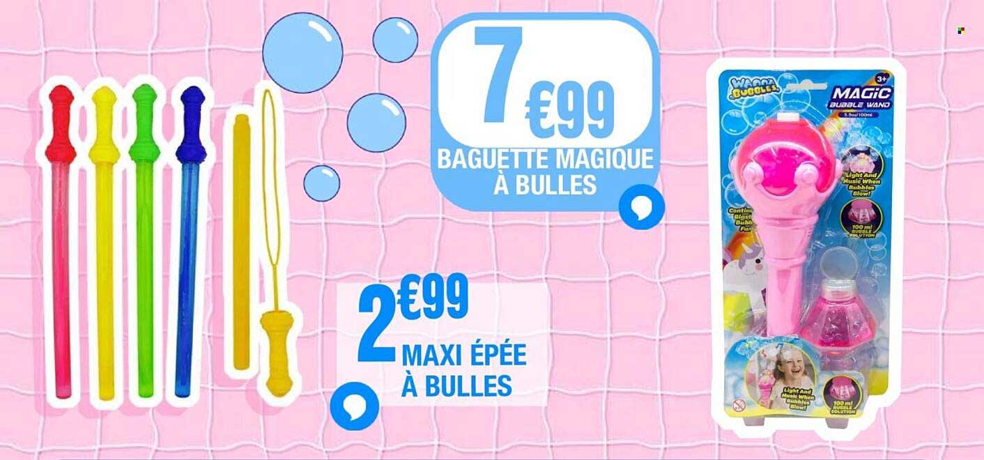 BAQUETTE MAGIQUE À BULLES