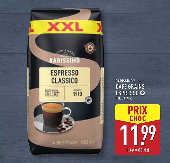 BARISSIMO® CAFÉ GRAINS ESPRESSO