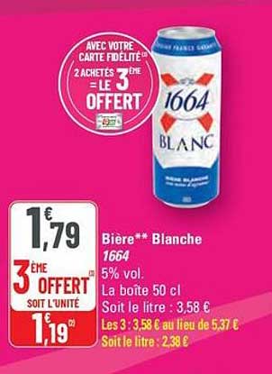 Bière** Blanche 1664