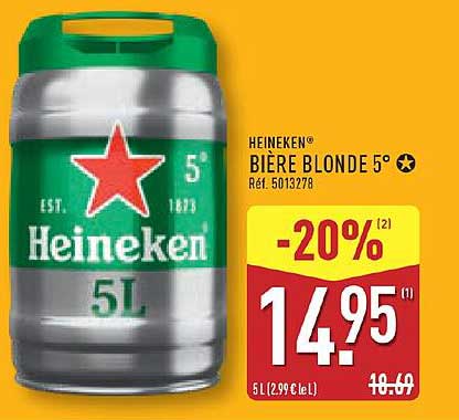 BIÈRE BLONDE 5°
