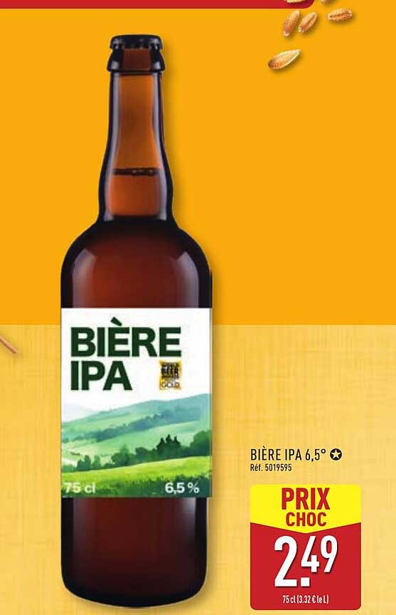 BIÈRE IPA 6,5°