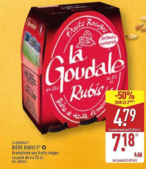 BIÈRE RUBIS 5°