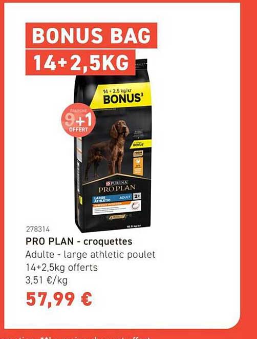 BONUS BAG 14+2,5KG