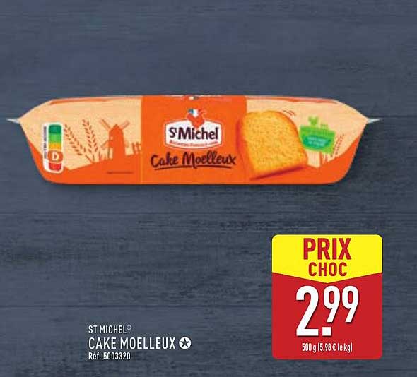 Cake Moelleux St Michel