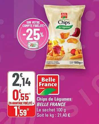 Chips de Légumes BELLE FRANCE