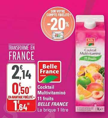 Cocktail Multivitaminé 11 fruits