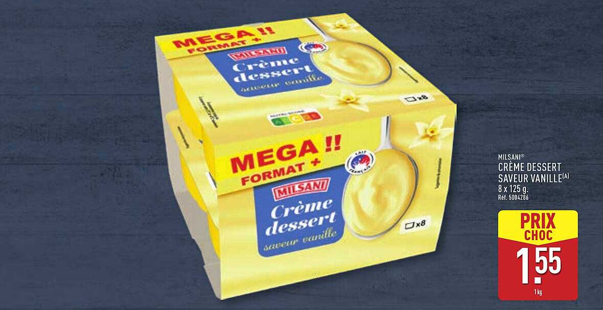 CRÈME DESSERT SAVEUR VANILLE 8 x 125 g