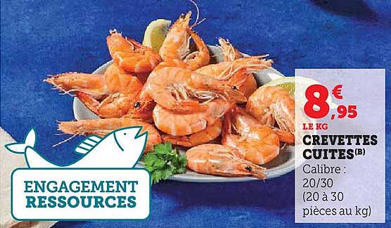 CREVETTES CUITES(B)