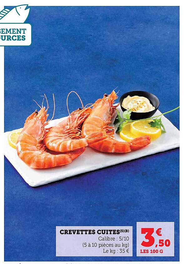 CREVETTES CUITES(S)(B)
