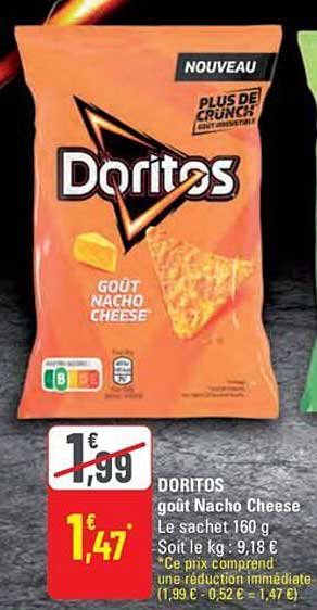 DORITOS goût Nacho Cheese