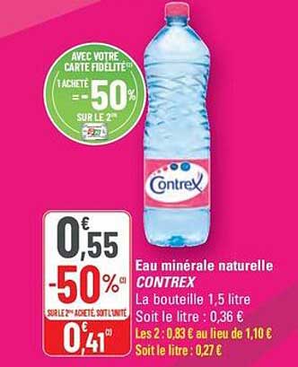 Eau minérale naturelle CONTREX