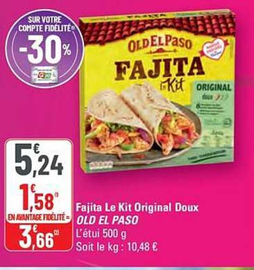 Fajita Le Kit Original Doux OLD EL PASO