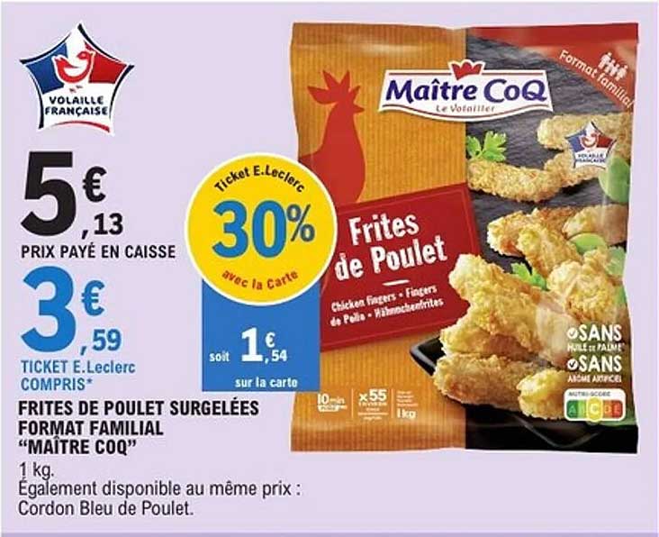Frites de Poulet