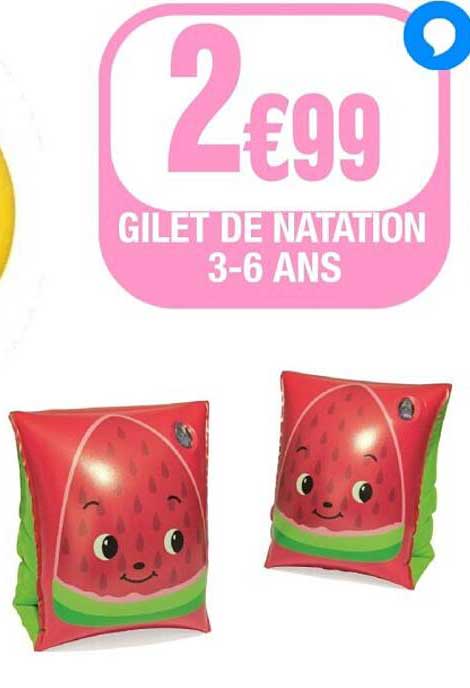GILET DE NATATION 3-6 ANS