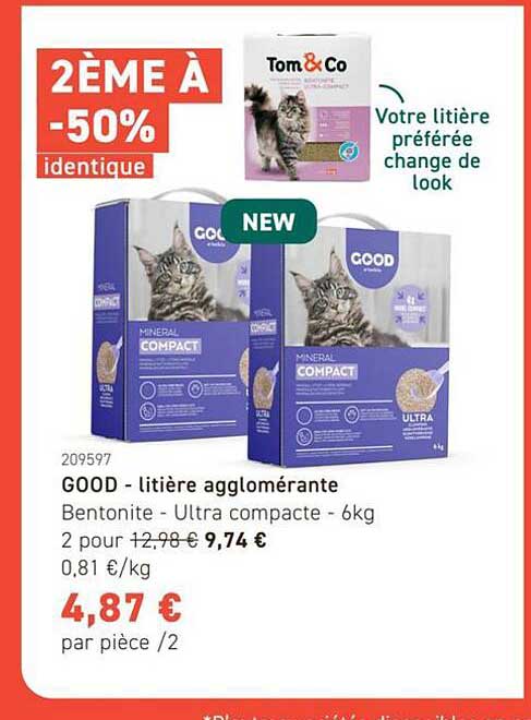 GOOD - litière agglomérante
