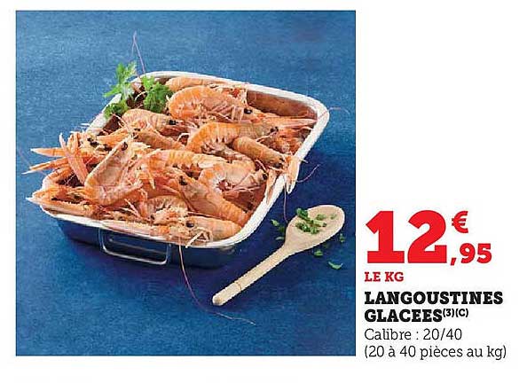 LANGOUSTINES GLACEES