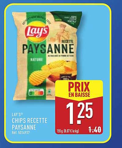 LAY'S® CHIPS RECETTE PAYSANNE