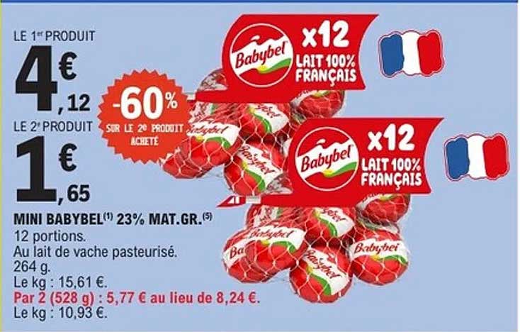 MINI BABYBEL® 23% MAT.GR.